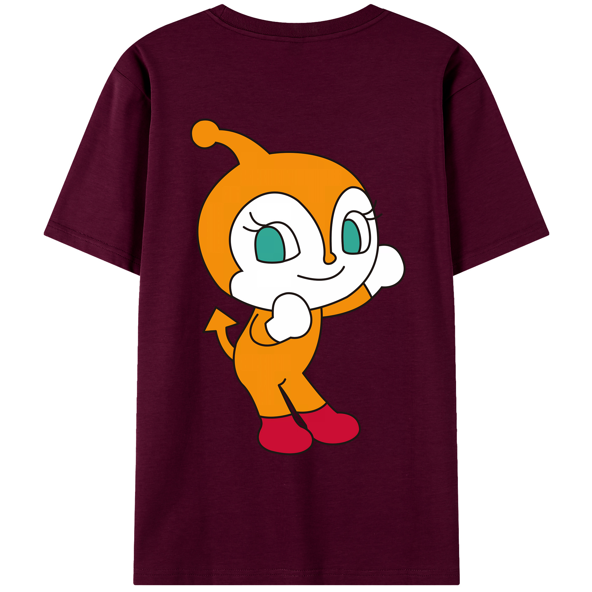 （画像用） アンパンマン Anpanman レディース半袖Tシャツ(バックプリント)